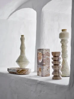 Bandeja mármol Shao 24,5x12,5 cm, Natural