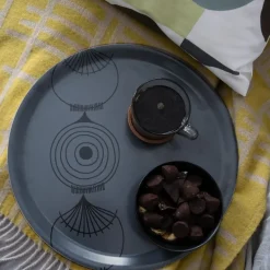 Bandeja Picknick Elements cebolla Ø38, gris oscuro