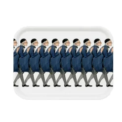 Bandeja rectangular Uncle Blue, 20 x 27 cm