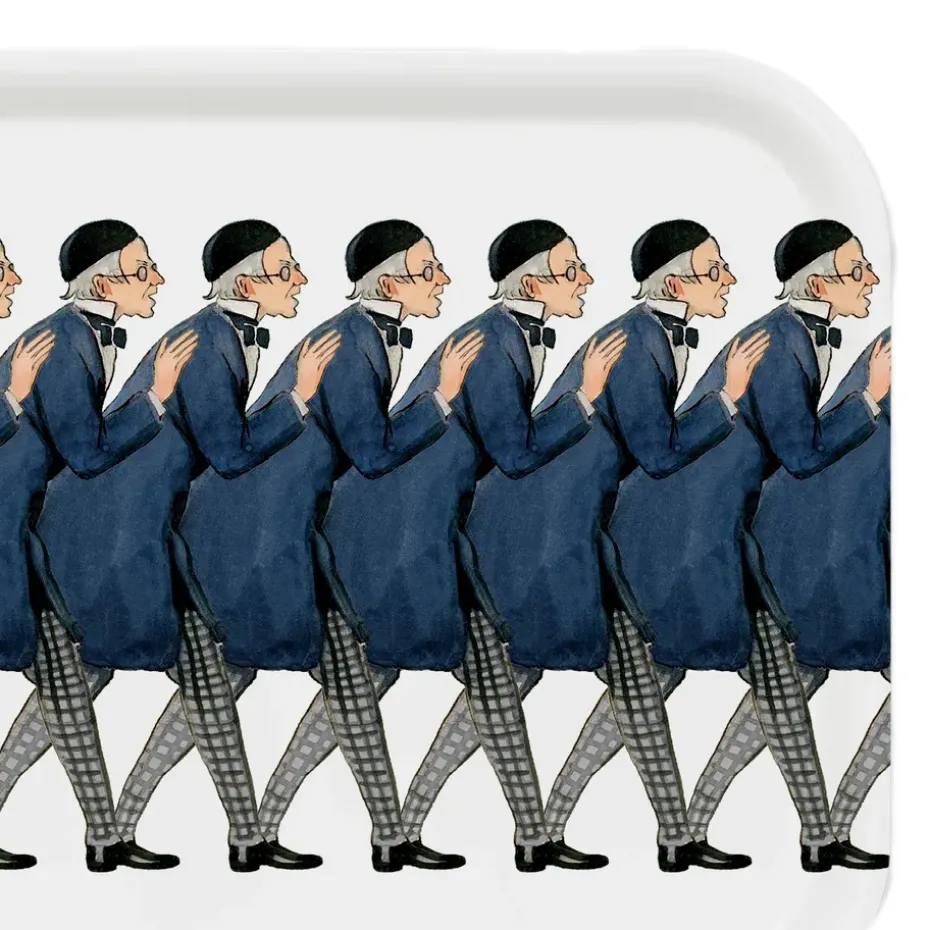 Bandeja rectangular Uncle Blue, 20 x 27 cm