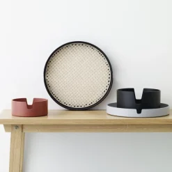 Bandeja Salon Ø40 cm, negro