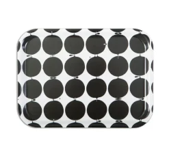 Bandeja Tallyho 36x28 cm, negro-blanco