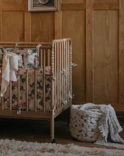 Blueberry Satin cesta acolchada 2 piezas, 20xØ20 cm + 30xØ30 cm