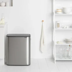 Bo touch bin 60 L, acero cepillado mate