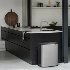 Bo touch bin 60 L, acero cepillado mate