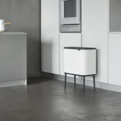 Bo Touch Bin 11+23 L, blanco