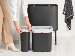 Bo Touch Bin 11+23 L, Confident Grey