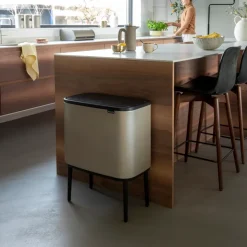 Bo Touch Bin 36 L, Metallic Gold