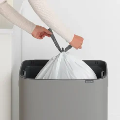 Bo touch bin 60 L, Mineral concrete grey