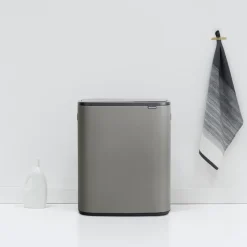 Bo touch bin 60 L, Mineral concrete grey