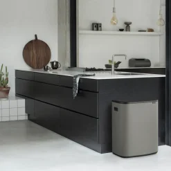 Bo touch bin 60 L, Mineral concrete grey