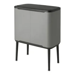 Bo Touch Bin 11+23 L, Mineral concrete grey
