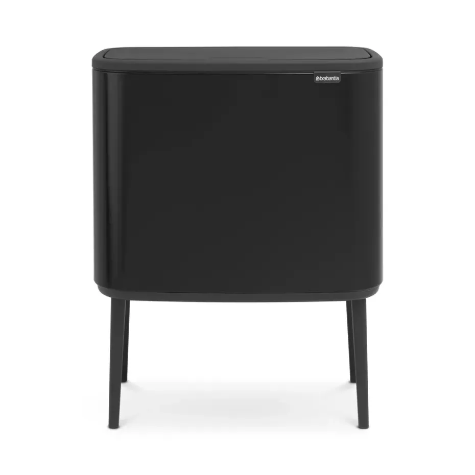 Bo Touch Bin 11+23 L, negro mate