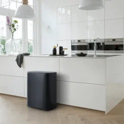 Bo touch bin 60 L, negro mate