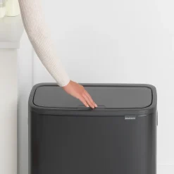 Bo touch bin 60 L, negro mate