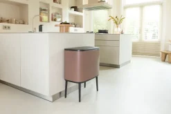 Bo Touch Bin 11+23 L, Satin Taupe