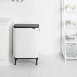Bo touch bin high 60 L, blanco