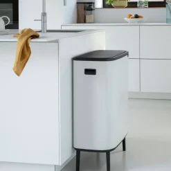 Bo touch bin high 60 L, blanco