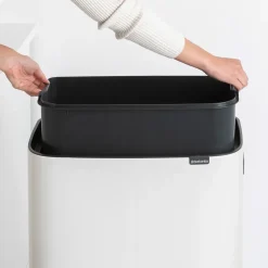 Bo touch bin high 60 L, blanco