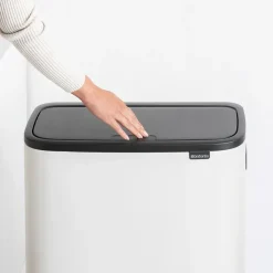 Bo touch bin high 2x30 L, blanco