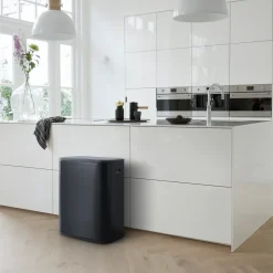 Bo touch bin 2x30 L, negro mate