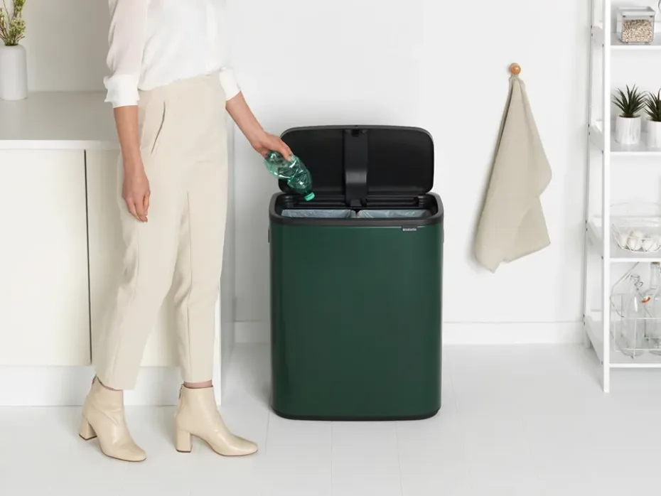 Bo touch bin 2x30 L, Pine green