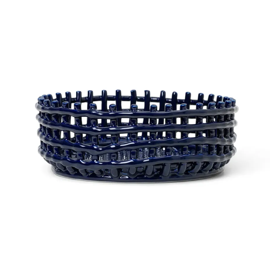 Bol Ceramic trenzado, Blue