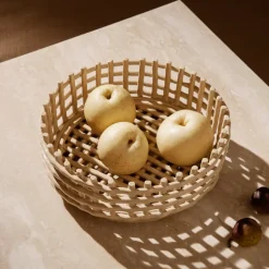 Bol Ceramic trenzado, Cashmere