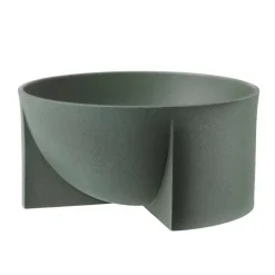 Bol cerámica Kuru 12x24 cm, verde musgo