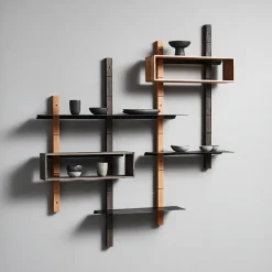 Bol con pie Fire S, marrón