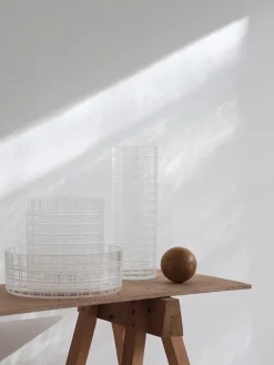 Bol Cut in number Ø27,5 cm, patrón de cuadros