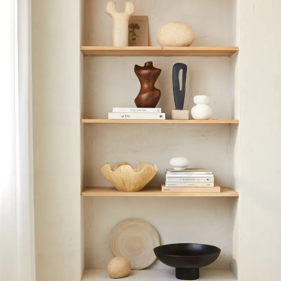 Bol decorativo Hera Ø35 cm, Natural