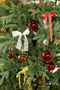 Bola de Navidad Opacity M Ø8 cm, 2-pack, Amarillo