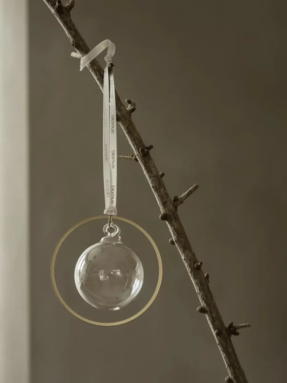 Bolas de Navidad KITAI 8,5 cm 4 unidades, Clear