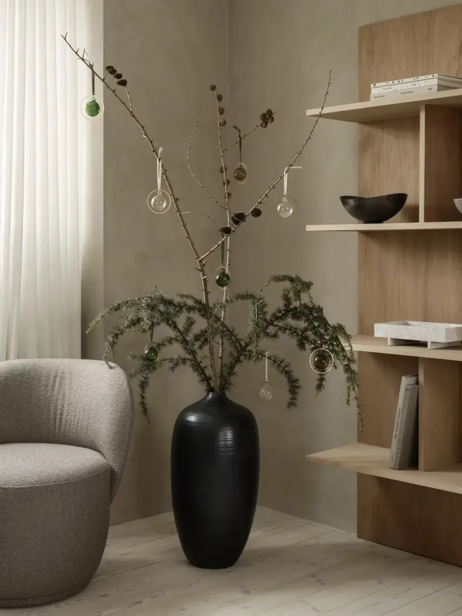 Bolas de Navidad KITAI 8,5 cm 4 unidades, Clear