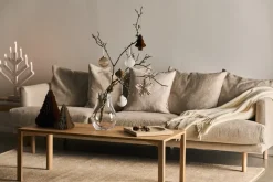 Bolas de Navidad Snowing 6 unidades, Blanco