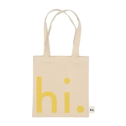 Bolsa Design Letters Little hi., Yellow