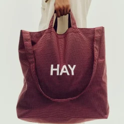 Bolsa Grid Crossover Bag medium, Burgundy, medium