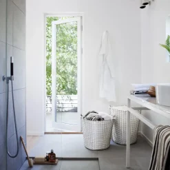 Bolsa ropa sucia Korbo, blanco 80 L