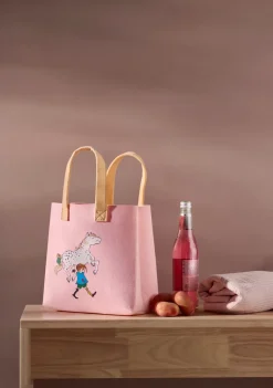 Bolsa Tote Pippi 25x25 cm, Pippi y el caballo