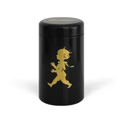 Bote de cerillas Solstickan 100-pack, Negro-dorado