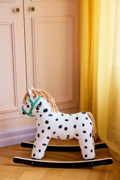 Caballo balancín Pippi, Blanco-negro