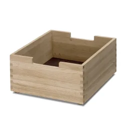 Caja de almacenaje Cutter, Roble