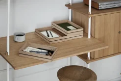 Caja de almacenaje Organise 25x34 cm, Wood