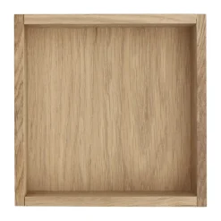 Caja de almacenamiento Carve 15 cm, Roble