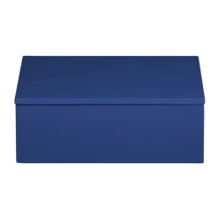 Caja de almacenamiento lacada Lux 19x19x7 cm, Ultramarin