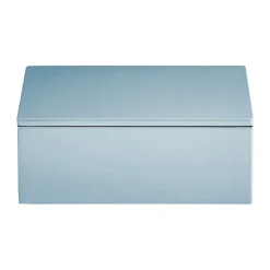 Caja de almacenamiento lacada Lux 19x19x7 cm, Powder blue