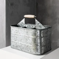 Caja de almacenamiento zinc Humdakin, 30x20