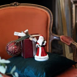 Caja de música Nostalgic Melody papá Noel, rojo-blanco