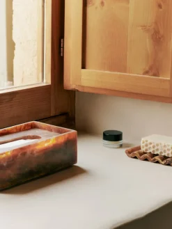 Caja de pañuelos Mist 12x21,5 cm, Sugar Kelp